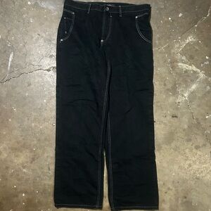 Sean John Relaxed Fit Black Jeans